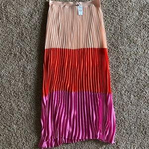 Express Color Block Skirt